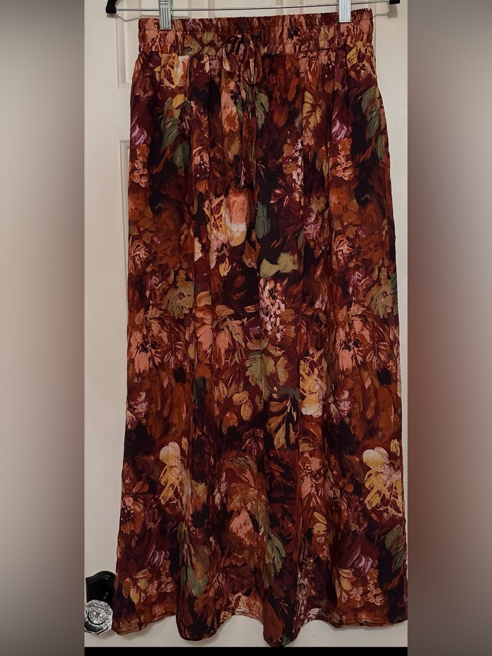 NWOT Maxi Skirt in Fall Colors.